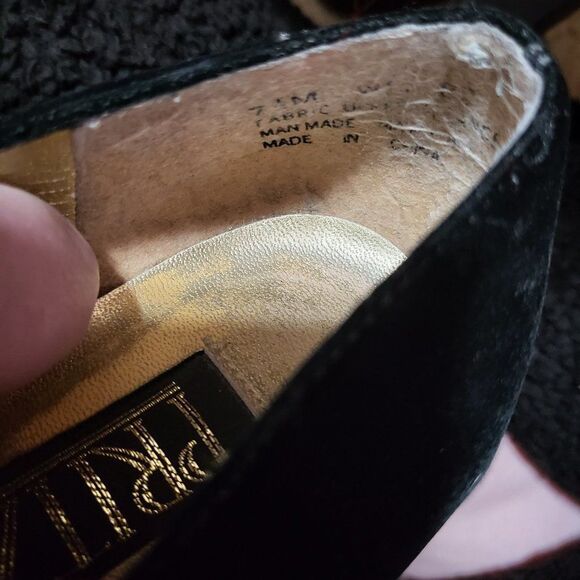 PRITZI Embroidered, Velvet Halloween Flats. Sz 7.5 - Picture 9 of 10